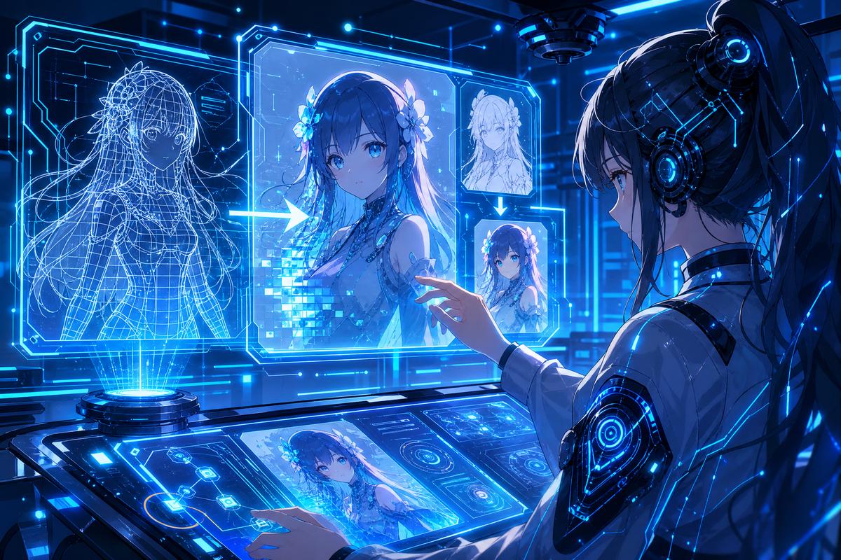 里番网AI动漫剪辑技术展示